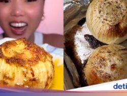 Kreasi Bawang Bombay Panggang Ini Viral dan Disebut Enak Banget!