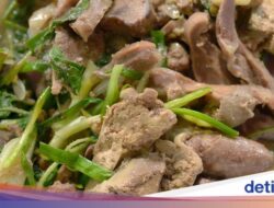 Resep Hati Ayam Tumis Daun Bawang dan Kucai, Lauk Untuk Bekal