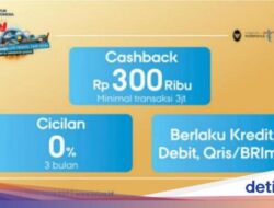 Ke Indonesia Aja Travel Fair, Ada Cashback Rp 300 Ribu-Cicilan 0% Bersama BRI