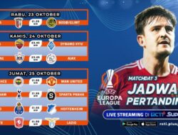 Jadwal Live Pemutaran Online Europa League Matchday Di-3 Di RCTI+ SuperApp