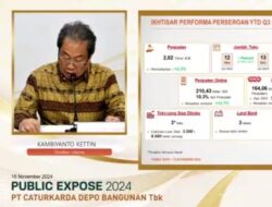 Caturkarda Depo Raih Penjualan Rp2,02 Triliun Hingga Kuartal III-2024