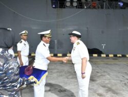 3 Kapal Konflik Bersenjata Prancis dan 1 Kapal Konflik Bersenjata Australia Tiba Ke Pelabuhan Benoa Bali