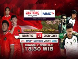 Indonesia vs Arab Saudi Di 4 Nations World Series, Tonton Di MNCTV