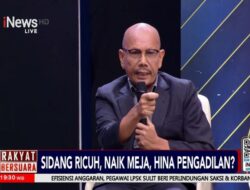Keributan Hingga Ruang Sidang Bukti Rusaknya Wajah Proses Hukum Kita