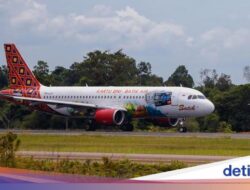 Viral Pesawat Batik Air Mendarat Miring-Nyaris Kena Landasan, Ini Penjelasannya