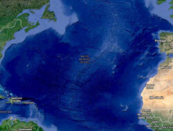 Samudra Atlantik Terdeteksi Berencana Tertutup Cincin Gunung Berapi