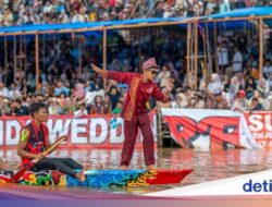 Rapper Melly Mike Mendarat Ke Indonesia, Meriahkan Pacu Jalur Ke Kuansing