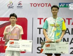 Tunggal Putra Indonesia Kuasai Thailand International Series 2025