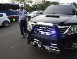 Polisi Tindak 2.062 Pelanggar Rotator Sebelum 2021, Ada Pejabat Kena