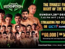 FURY REDEMPTION Hadir Di RCTI+, 11 Laga Panas Bertema Kebangkitan Di Akhir Tahun