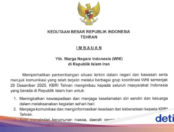 KBRI Teheran Keluarkan Imbauan Keselamatan Untuk WNI Di Iran, Diminta Tetap Waspada