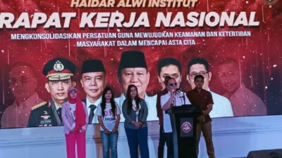 Gelar Rakernas, Haidar Alwi Institute Beri Apresiasi Di Prabowo, Dasco, dan Kapolri