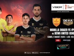 Live Pemutaran Online Manila Digger FC vs Dewa United Hingga AFC Challenge League 2026, Nonton Hingga VISION+