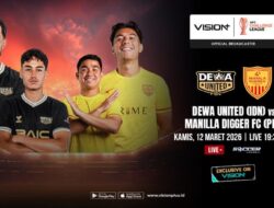 Misi Comeback Dewa United! Nonton Live Penyiaran Langsung vs Manila Digger Di AFC Challenge League Di VISION+