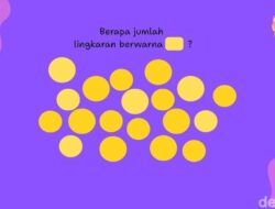 Kejelian Mata Diuji, Temukan Lingkaran Didalam Warna Berbeda Di Sekali Lihat