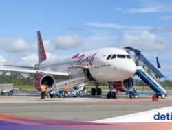 Momen Bersejarah! Batik Air Mendarat Perdana Ke Nabire, Akses Papua Ditengah Makin Terbuka