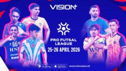 Link Nonton & Jadwal Pro Futsal League 2025/26 Pekan Ini Hingga VISION+, Match Seru Siap Digelar