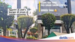 Viral Antrean Aldi’s Burger Tetap Ramai, Meski Tampak Disiram Air Dari Warga