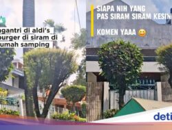 Viral Antrean Aldi’s Burger Tetap Ramai, Meski Tampak Disiram Air Dari Warga