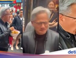 CEO Nvidia Viral Ke China, Asyik Jajan Mie Kaki Lima hingga Mixue