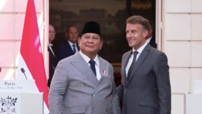 Prabowo-Macron Sepakat Dukung Solusi Dua Bangsa Sebagai Palestina