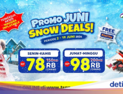 Si Kecil Mau Merasakan Salju Pertama Kali? Trans Snow World Bekasi Punya Promonya