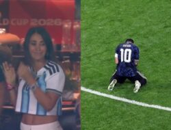 Air Mata Antonela dan Messi Warnai Malam Bersejarah Argentina