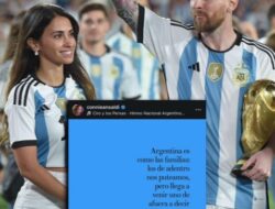 Istri Lionel Messi Pasang Badan Bela Timnasional Argentina Hingga Ditengah Badai Komentar
