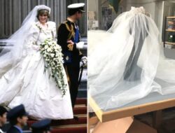 Kerudung Pernikahan Putri Diana Dibuat Ulang Sesudah 45 Tahun Hilang