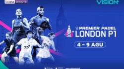 Premier Padel London P1 2026 Masuk Fase Penentuan, Nonton hingga Final Live Pemutaran Online Di VISION+