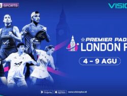 Premier Padel London P1 2026 Masuk Fase Penentuan, Nonton hingga Final Live Pemutaran Online Di VISION+