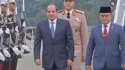 Pemimpin Negara Mesir El-Sisi Tiba Ke Indonesia, Besok Bertemu Prabowo